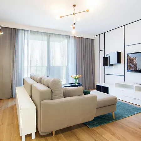Apartment Front Park Sadowa With Parking By Noclegi Renters Danzig Exterior foto